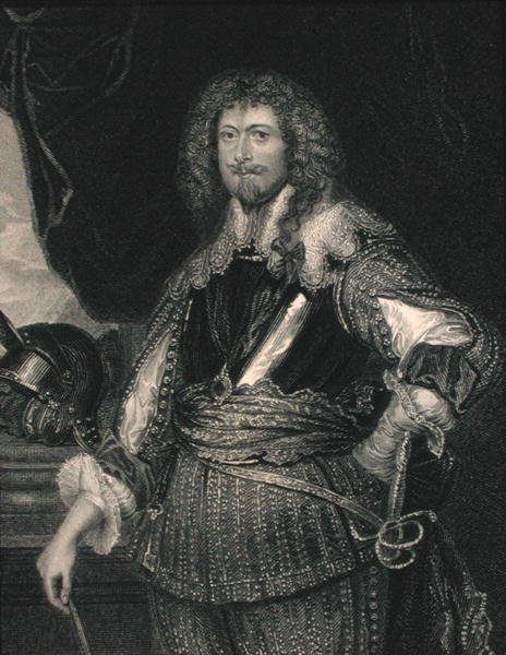 エドワード・サックヴィル（1590-1652）第4代ドーセット伯爵、1833年出版の『肖像画のギャラリー』より（彫刻作品） 作： 英語学校