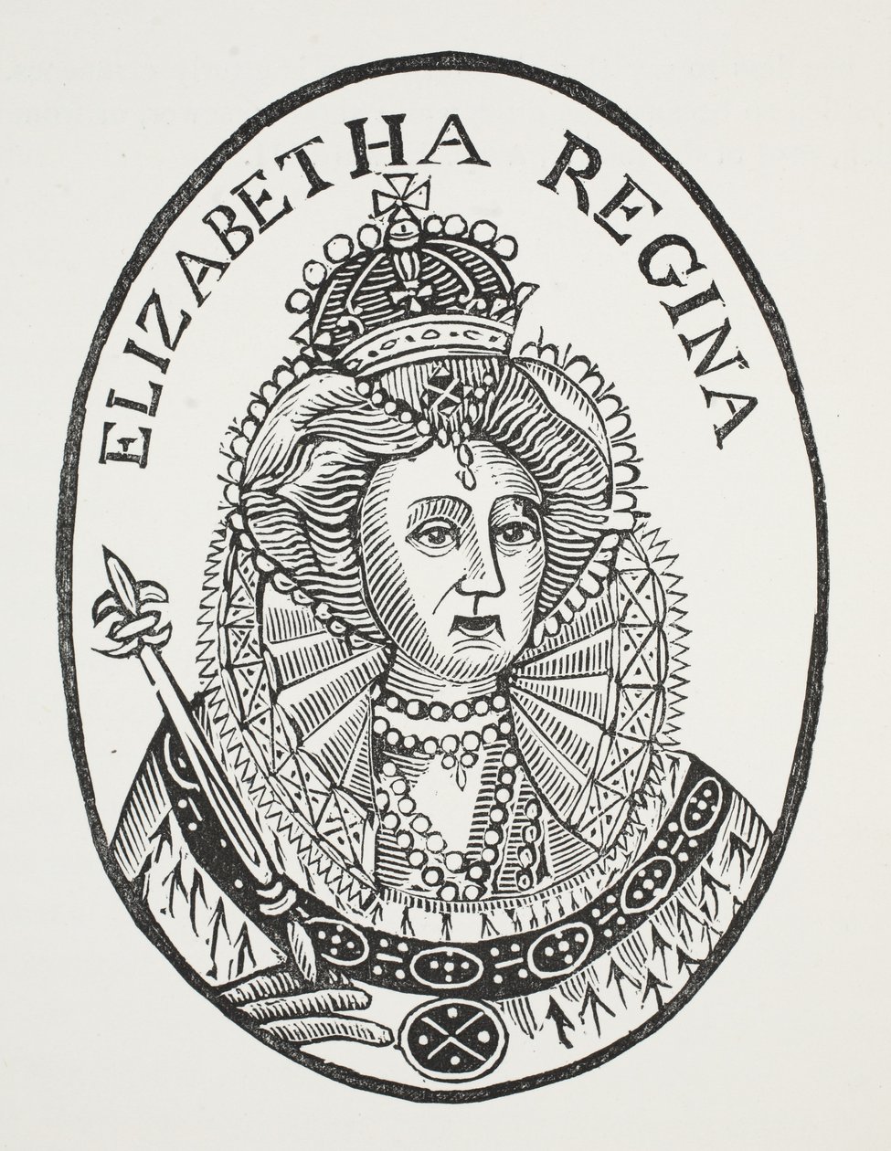 Elizabeth Regina、John Ashtonによる18世紀のChap-booksのイラスト、パブ。 1882 作： 英語学校