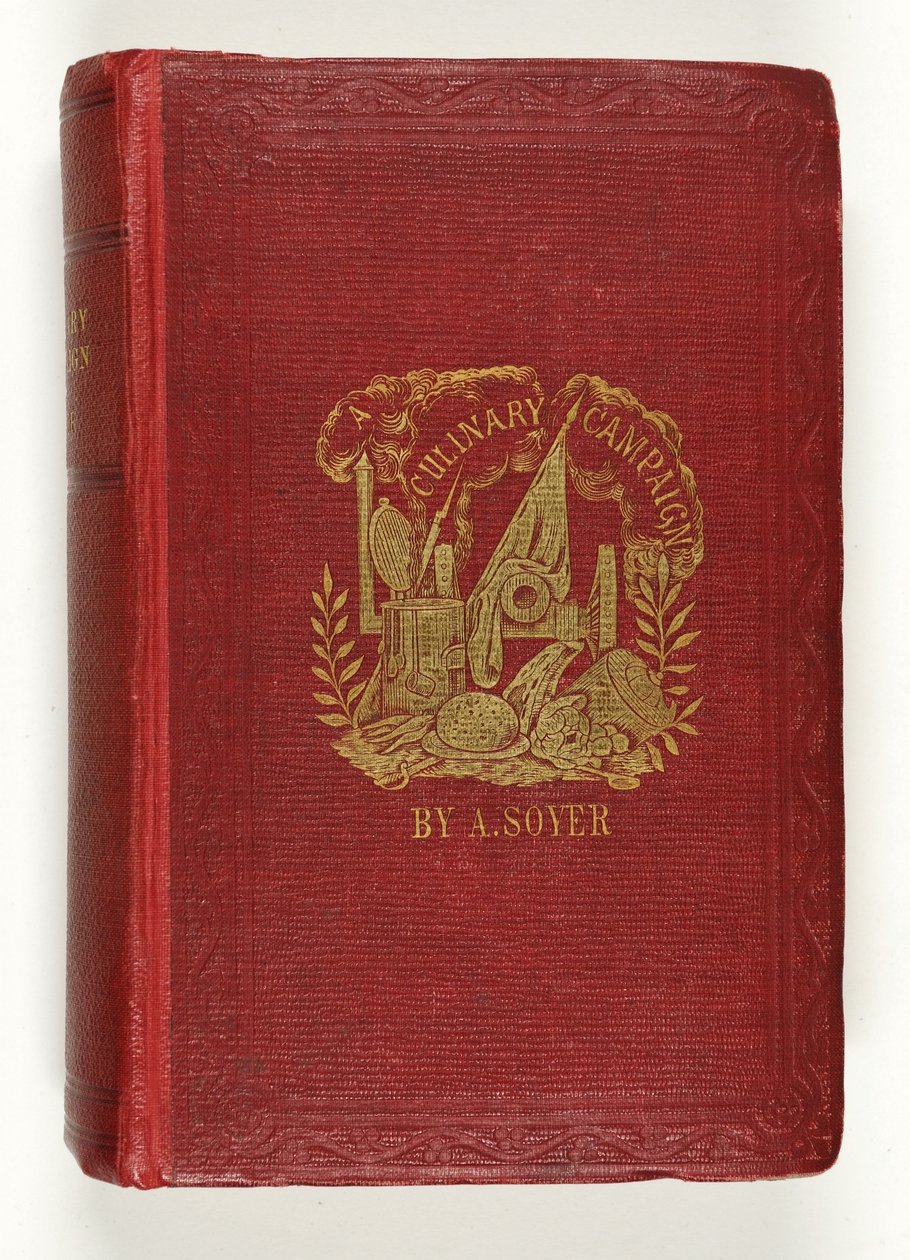 Soyers料理キャンペーンの表紙、G.Routeledge＆Co.、1857年発行 作： 英語学校