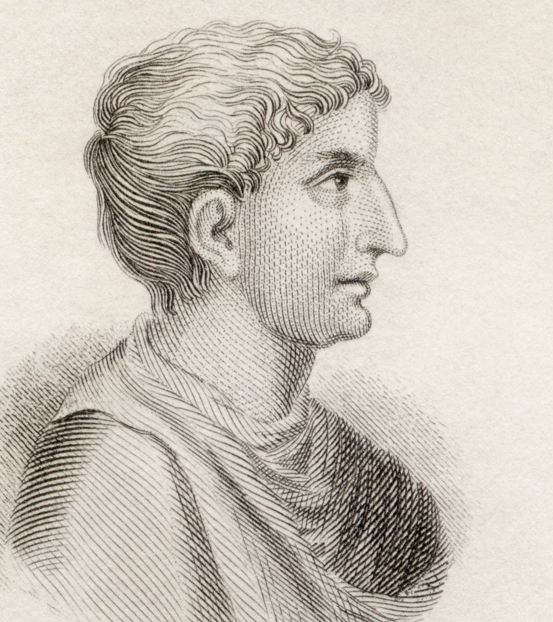 ガイウス・サルスティウス・クリスパス、「クラブの歴史辞典」より1825年発行 作： 英語学校