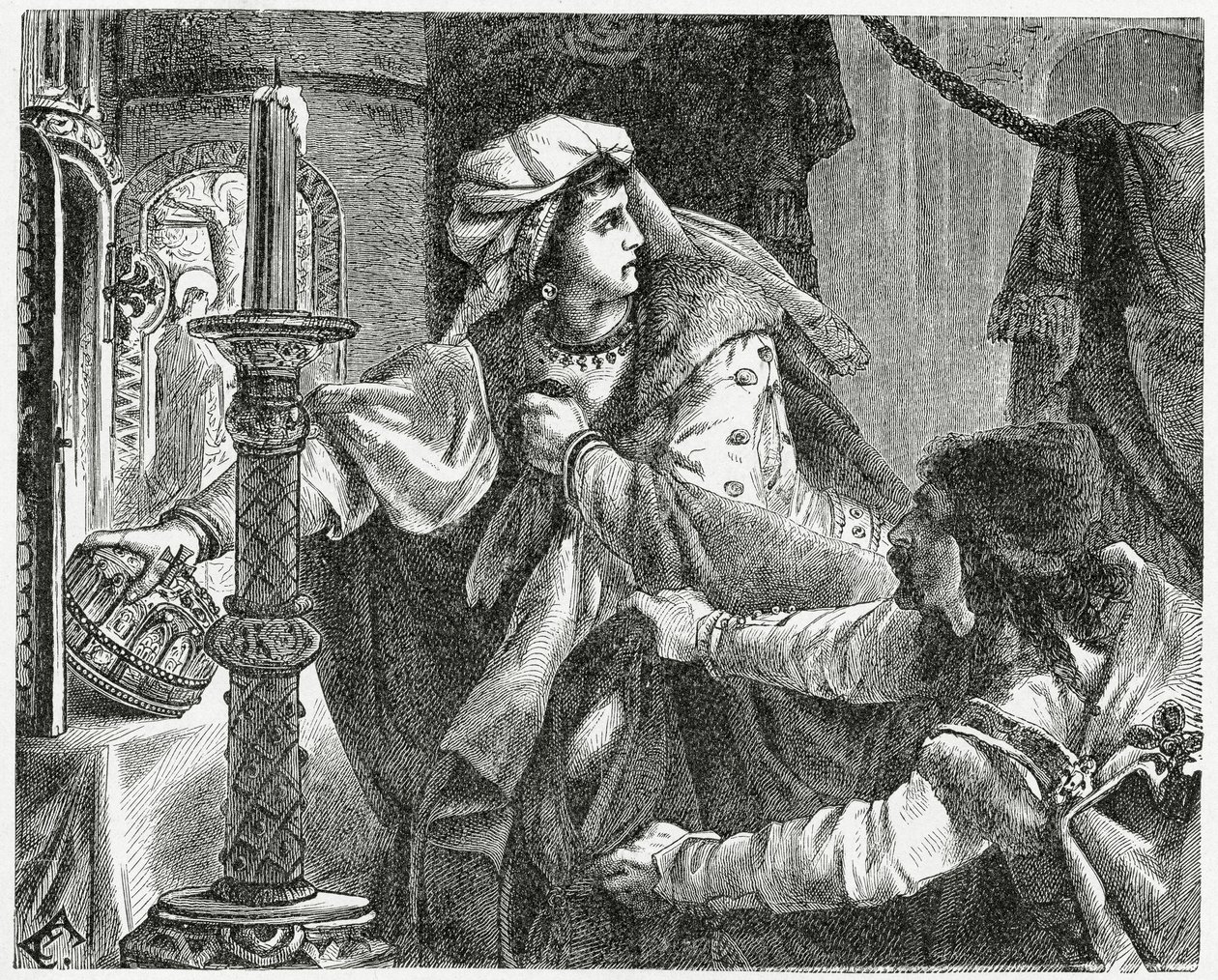 ヘレンコッタネリンは1440年、1882年に聖シュテファン王冠を盗みます 作： 英語学校