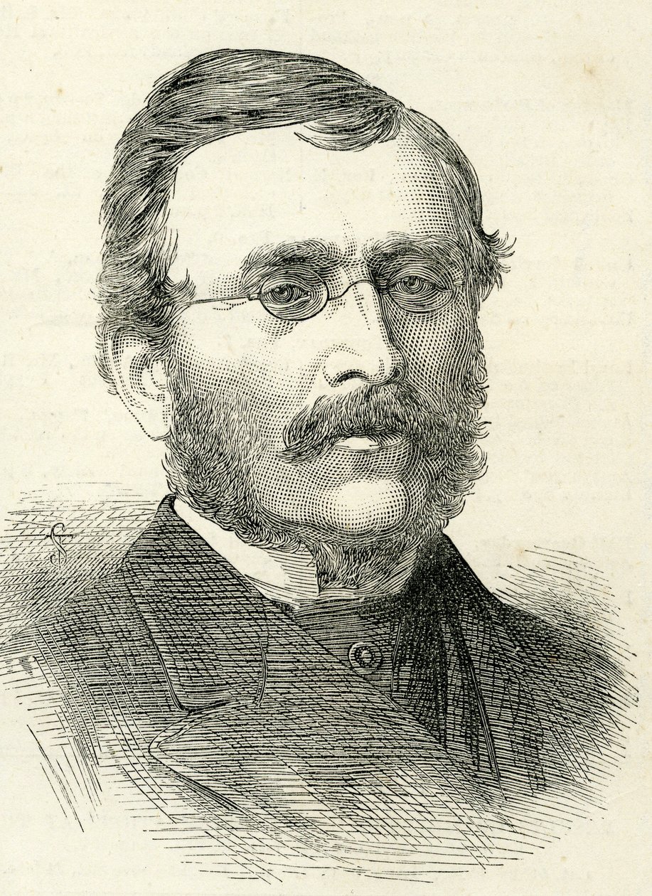 ヘンリー・ブリッタン・ウィリス（1810-84）（The Illustrated London News、1884年2月） 作： 英語学校