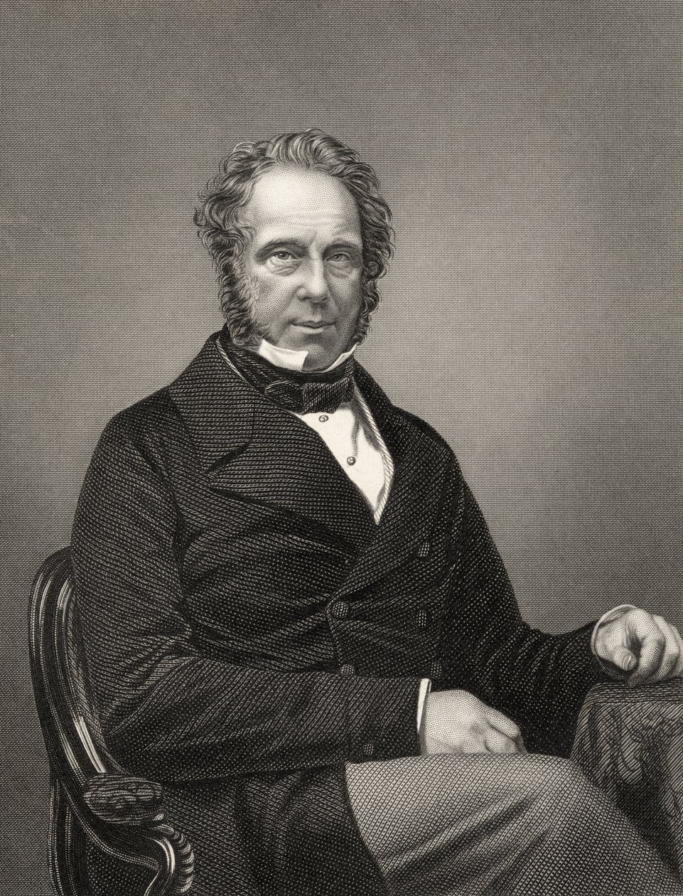 ヘンリージョンテンプルパーマストンのパーマストン、「インドの反乱の歴史」から1858年に出版（彫刻） 作： 英語学校