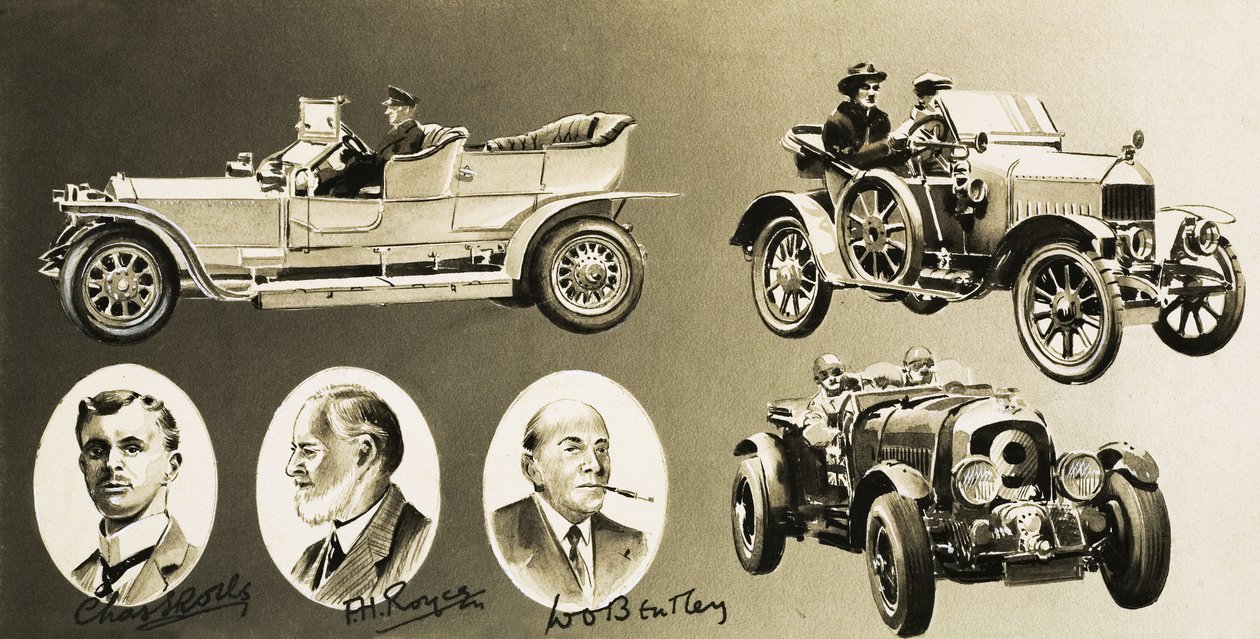 ヘンリー・ロイス、チャールズ・ロールズ、W.O.ベントレー--自動車の3人のパイオニア 作： 英語学校
