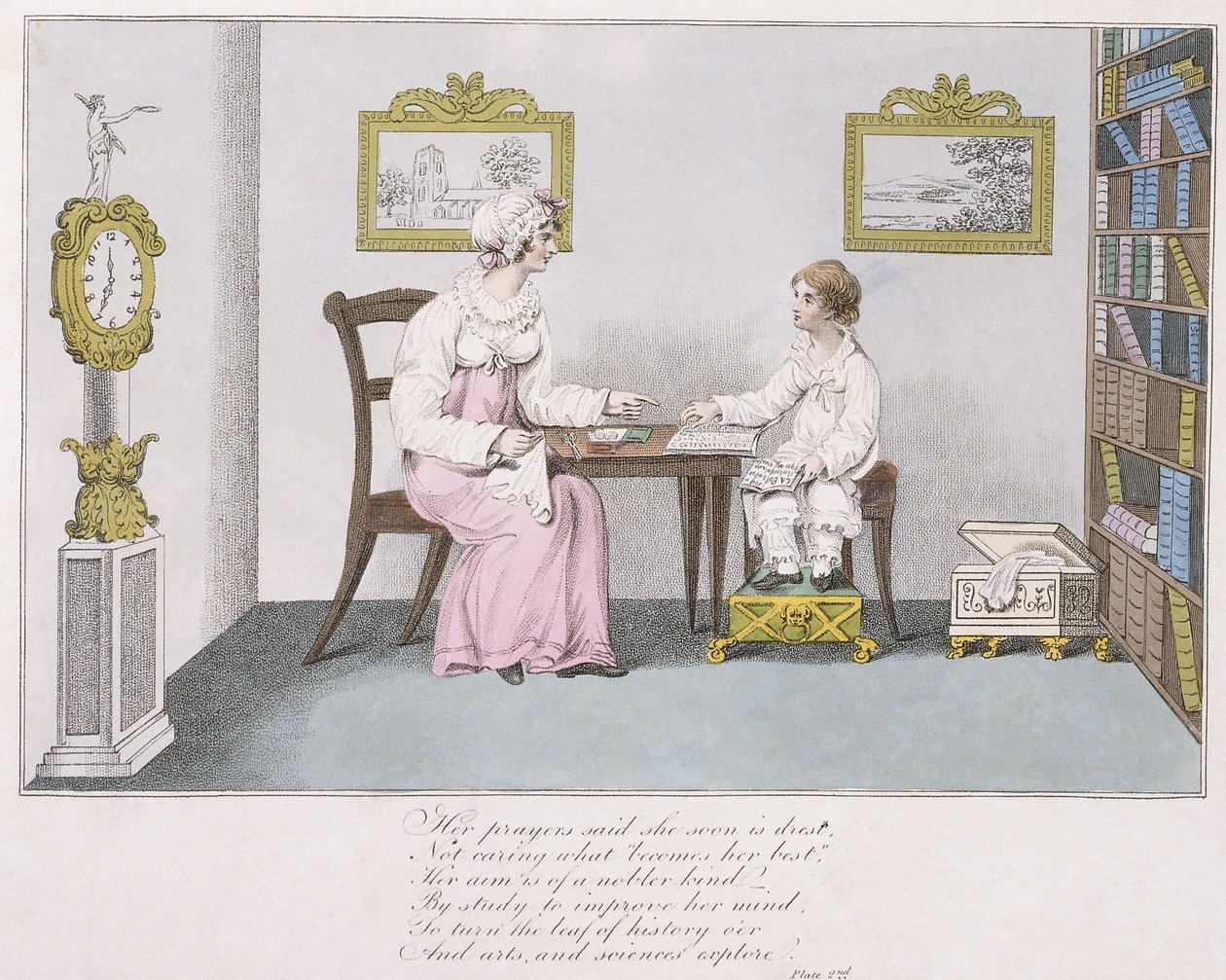 彼女の祈り、1817年 作： 英語学校