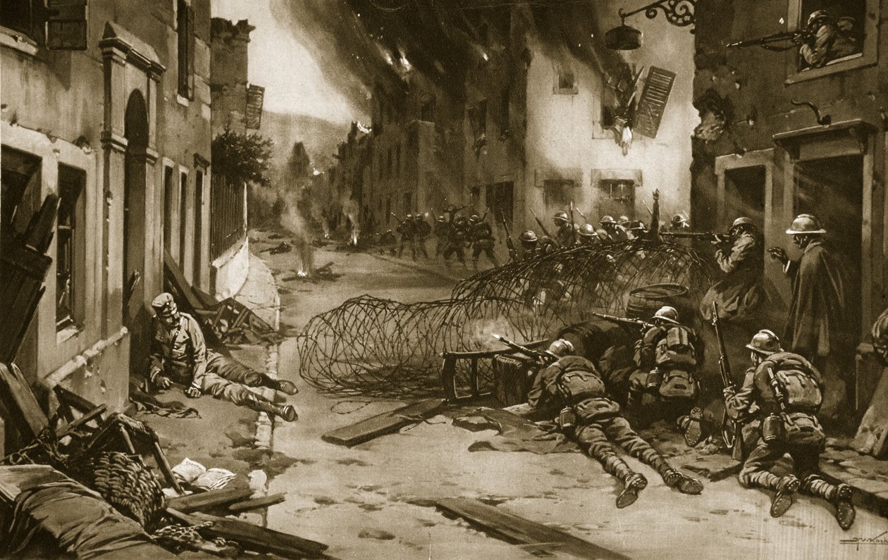 1916年6月にイタリア人がオーストリア人を燃やしてアジアーゴから追い出して、1914年から1914年までベネチアンプレーンズに向けて勢力を維持した方法 作： 英語学校