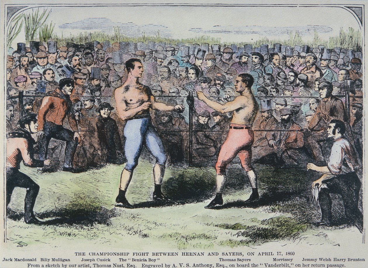 John Heenan v. Tom Sayers 作： 英語学校