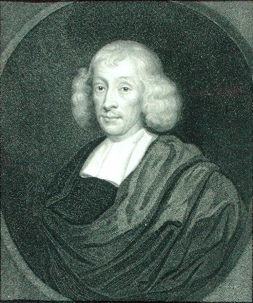 ジョン・レイ（1627-1705）、1833年に出版された「Gallery of Portraits」より（エングレーヴィング） 作： 英語学校