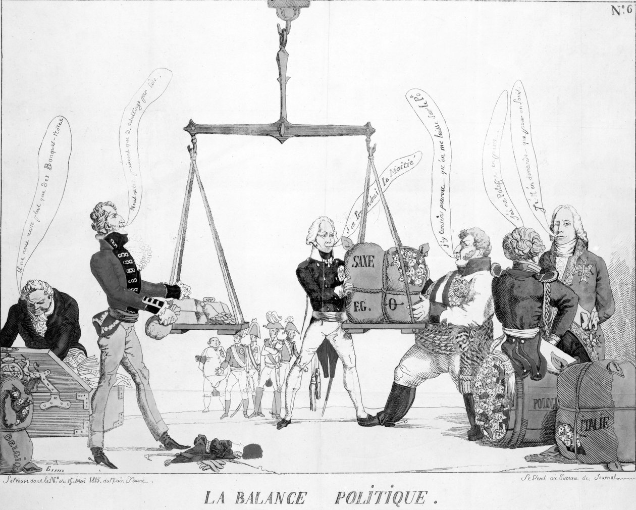 政治バランス、1815 作： 英語学校