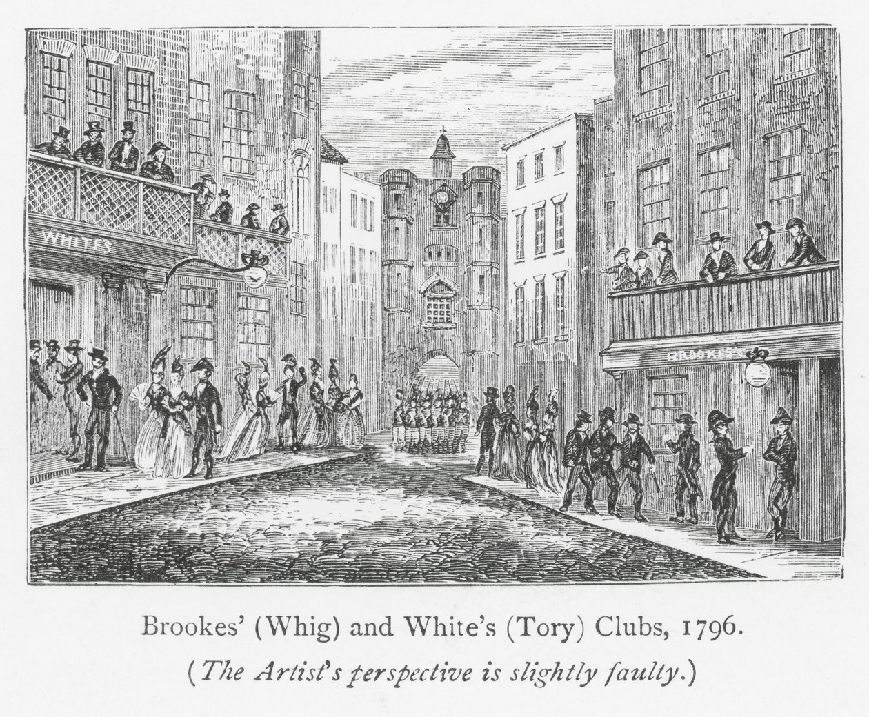 ロンドンのクラブブルックス・クラブとホワイト・クラブ 作： 英語学校