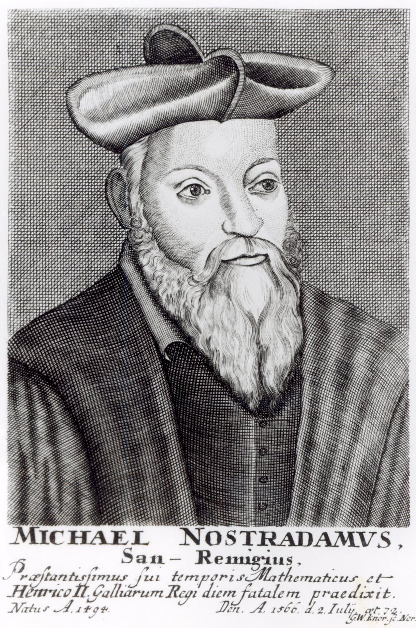 ミシェル・ノストラダムス（1503-66） 作： 英語学校