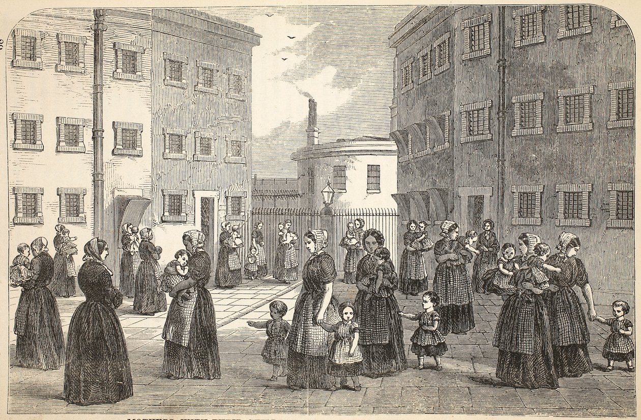 ロンドンの刑事刑務所のイラスト、パブのヘンリーメイヒューとジョンビニーによる刑務所の生活のシーン。 1862 作： 英語学校