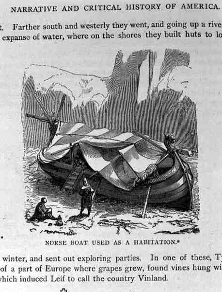 アメリカのナラティブクリティカルヒストリーの居酒屋として使用される北欧船、パブ。 1889年 作： 英語学校