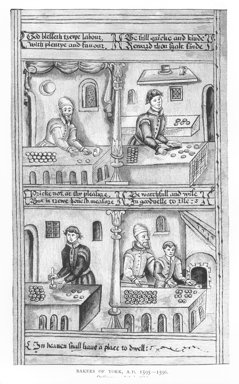 ヨークのパン屋の条例、1595-96 作： 英語学校
