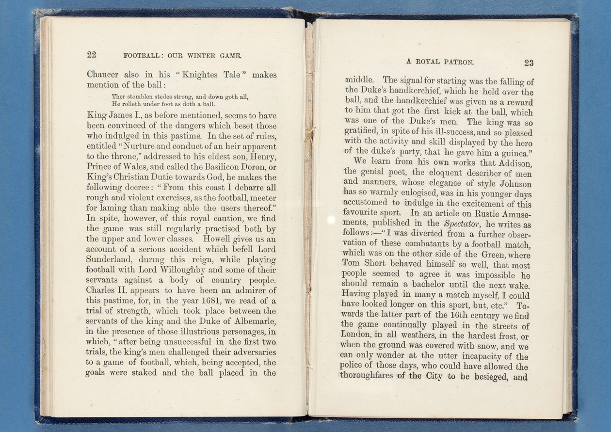 サッカーのページ：冬の試合、チャールズW.アルコック、1874年（315143-4も参照） 作： 英語学校