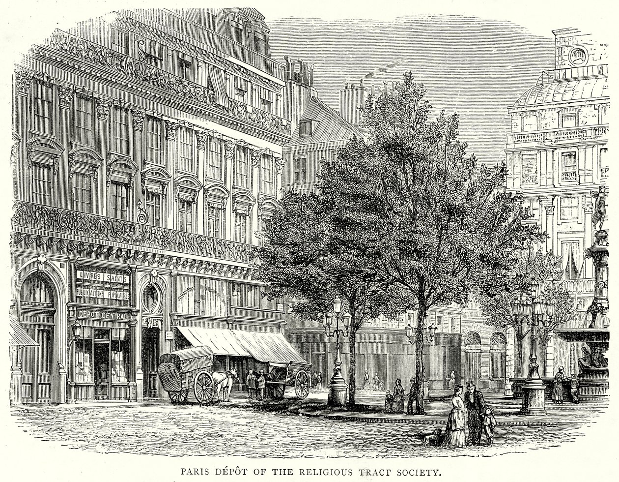 宗教契約協会のパリ支局（エングレーヴィング） 作： 英語学校