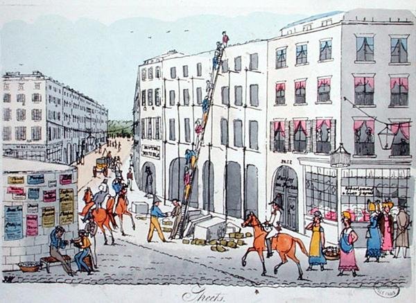 パリの街並み（ロジェ・ブックエム「De Paris a Douvres」より 作： 英語学校