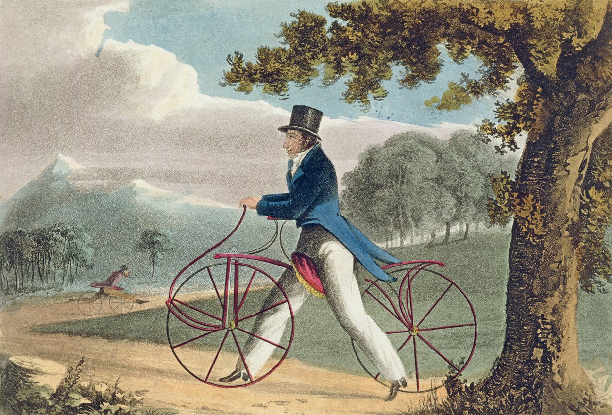 歩行者ホビーホース、アッカーマン芸術リポジトリ、1819年 作： 英語学校