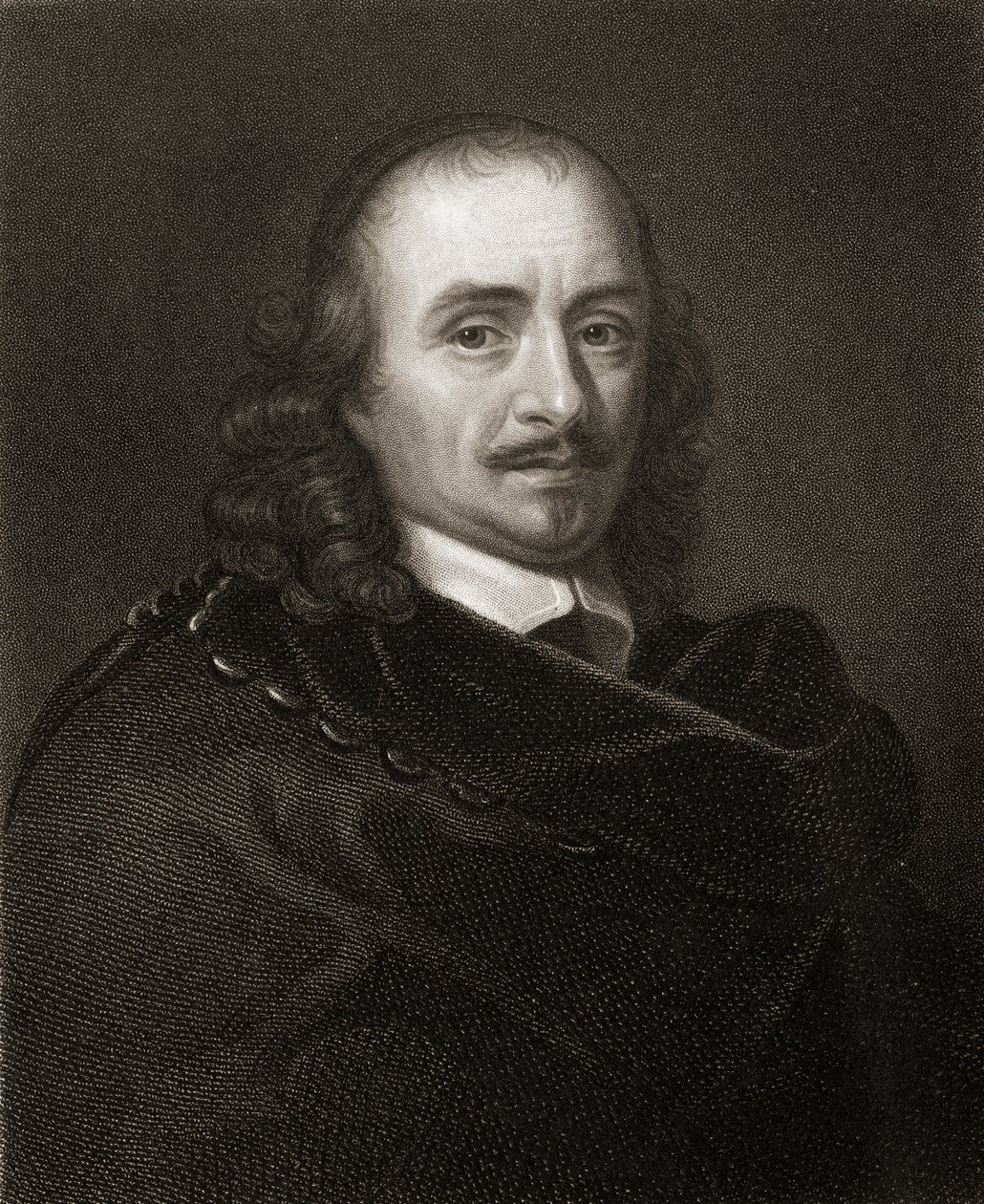 1833年に出版された、Gallery of PortraitsのPierre Corneille（1606-84） 作： 英語学校