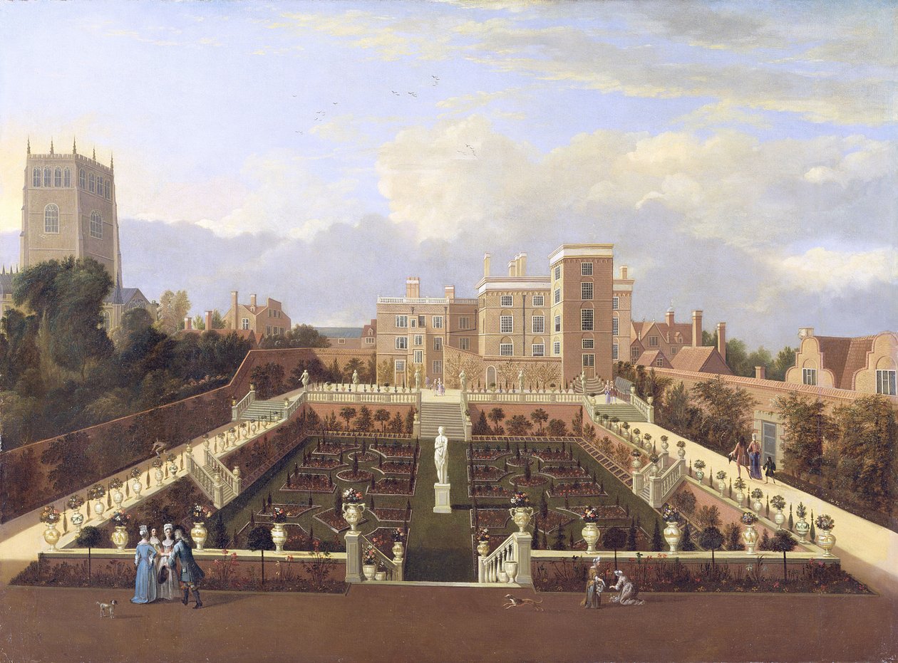 Pierrepont House、ノッティンガム、1708年頃13年 作： 英語学校