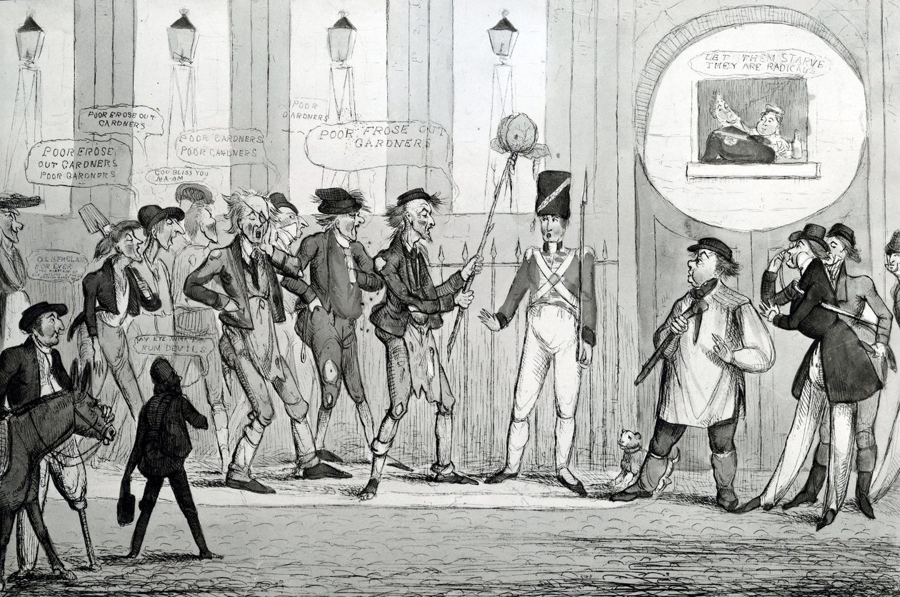 1820年の貧弱な凍結ガード 作： 英語学校