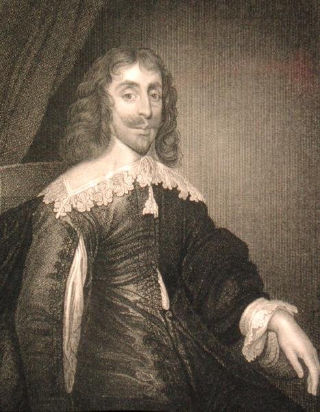 アーサー・ケーペル（1604-49）の肖像（「ロッジの英国肖像画」より 作： 英語学校