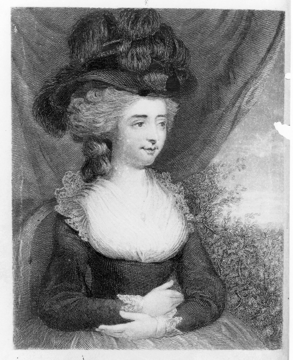 Fanny Burney（Madame d&39;Arblay）（1752-1840）pubの肖像。ヘンリー・コルバーン、ロンドン、1842 作： 英語学校