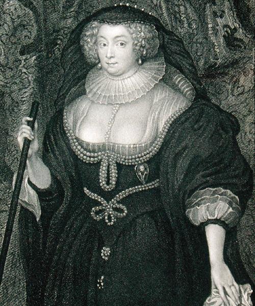 フランシス・ハワード（c.1578-1639）リッチモンド公爵夫人の肖像（「ロッジの英国肖像画」より 作： 英語学校
