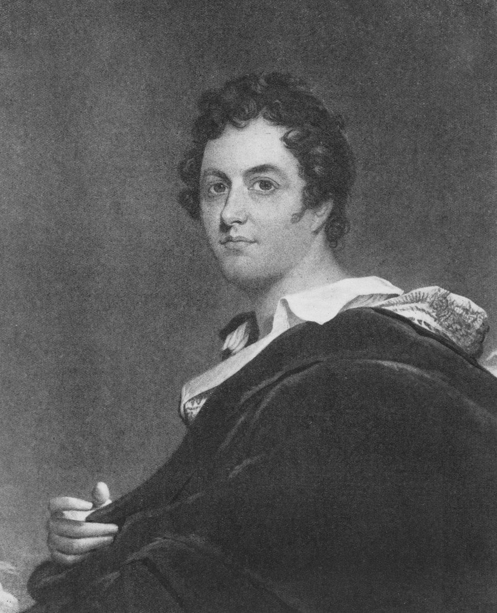 ジョージゴードンの肖像、ロッチデールのバイロン卿（1788-1824） 作： 英語学校