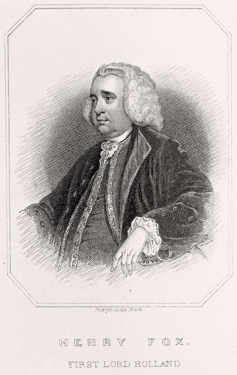 ヘンリーフォックスの肖像、第1オランダ卿、1835年 作： 英語学校