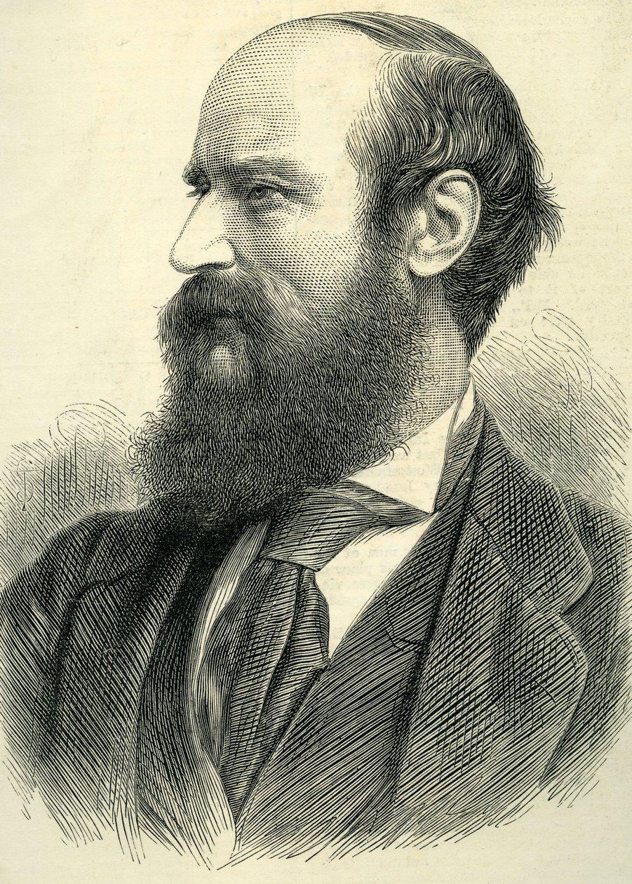 ジョン・バノルド・バージェスの肖像、1877年 作： 英語学校