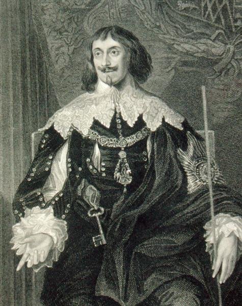 フィリップ・ハーバート（1584-1650）第1代モンゴメリー伯爵の肖像（「ロッジの英国肖像画」より 作： 英語学校