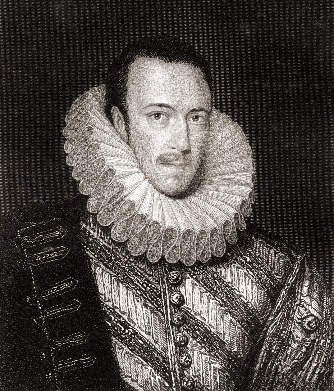 Lodges British Portraits、1823年から13代目のアランデル伯爵、フィリップハワードの肖像 作： 英語学校