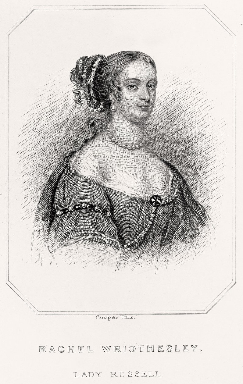 レイチェル・リオセズリーの肖像、ラッセル夫人、1835 作： 英語学校