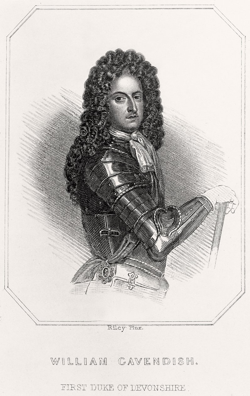 ウィリアム・キャヴェンディッシュの肖像、デヴォンシャー公、1835年 作： 英語学校
