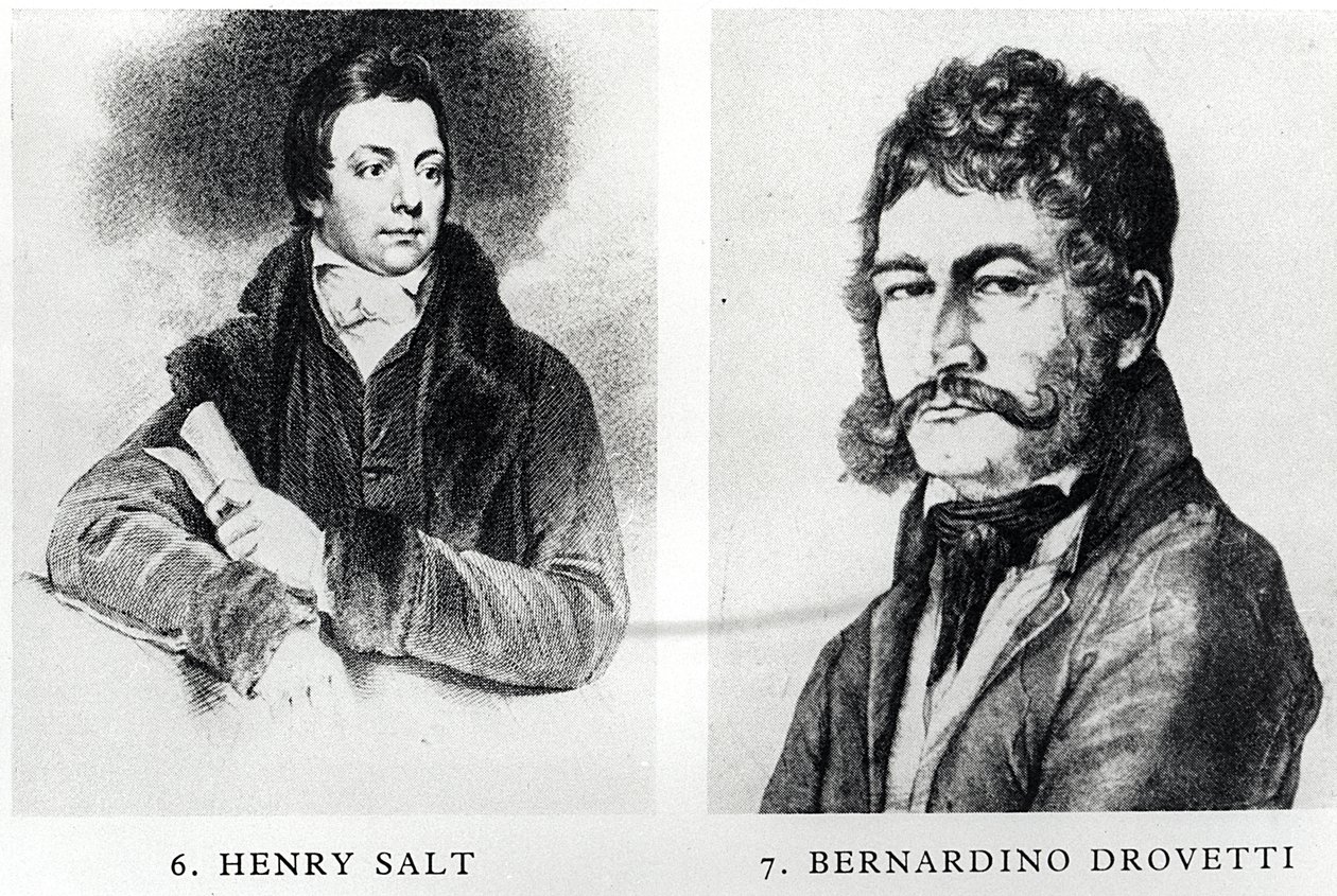 ヘンリーソルト（1780〜1827）とバーナーディーノドロヴェッティ（1776-1852）の肖像 作： 英語学校