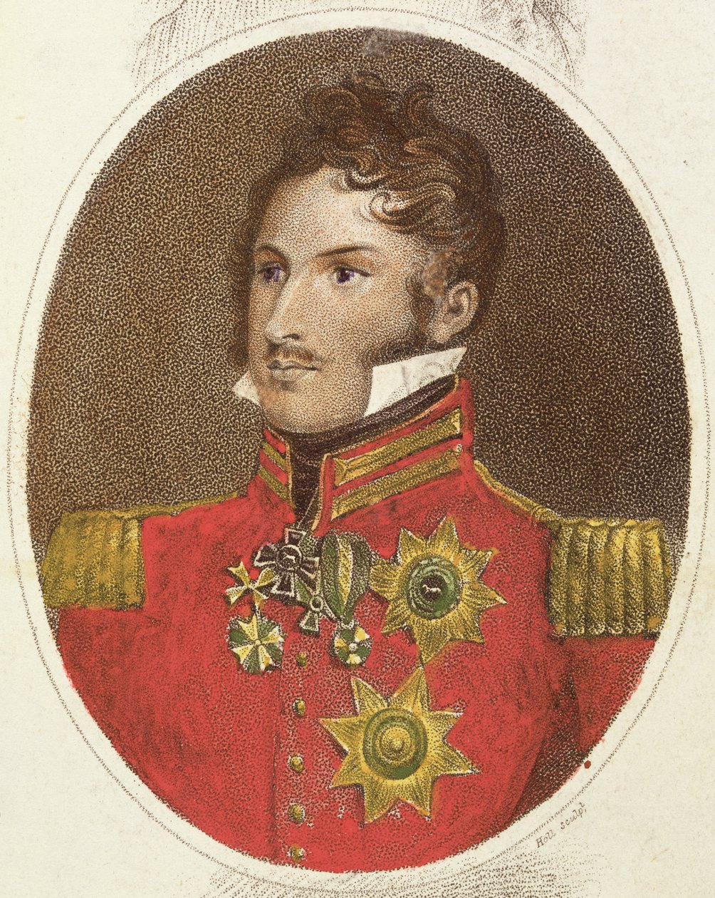 サクセ=コーブール=ゴータのレオポルド王子（1790-1865）1816 作： 英語学校