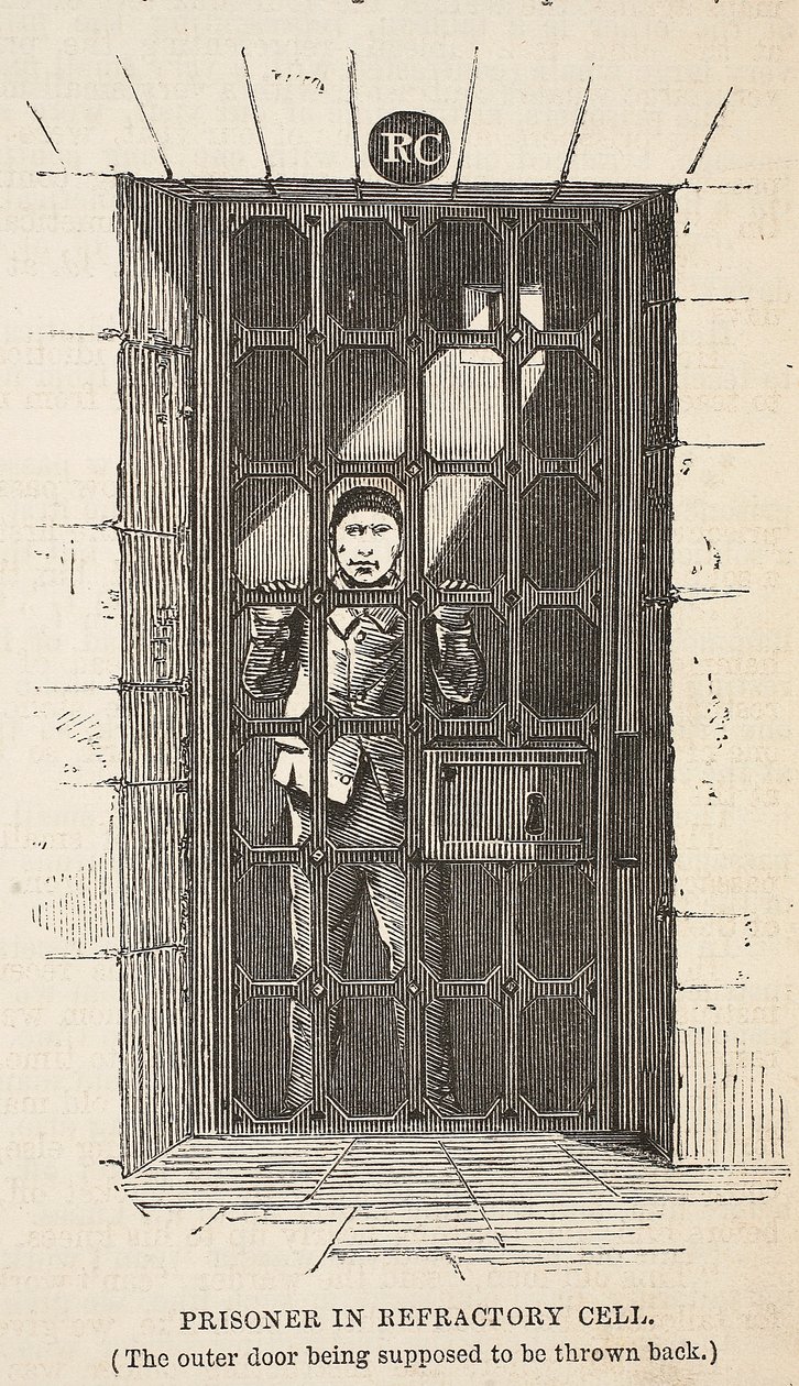 ロンドンの刑務所刑務所のイラストと、ヘンリーメイヒューとジョンビニーによる刑務所の生活の情景。 1862（e 作： 英語学校