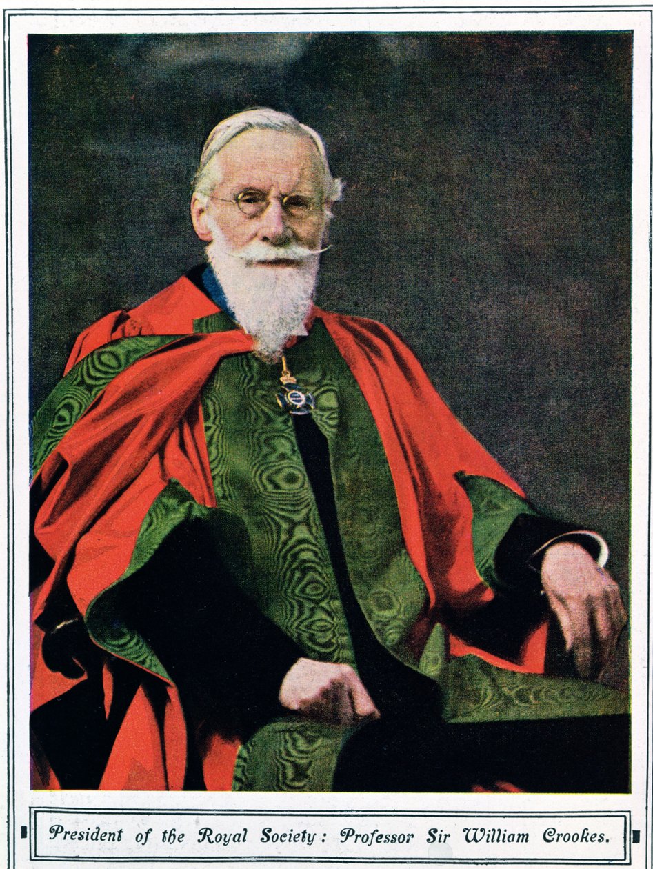 1914年5月、イラスト入りロンドン・ニュースのウィリアム・クロークス卿（1832-1919） 作： 英語学校