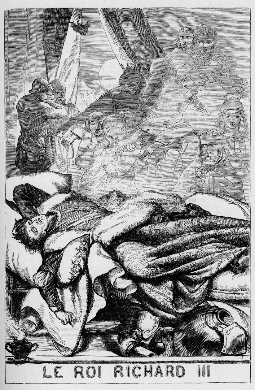 Richard III (The Life and Death of Richard the Third) - Illustrated in "Completes de William Shakespeare" 1866 - この版の挿絵と全体の形は、ロンドンで出版されたCassell