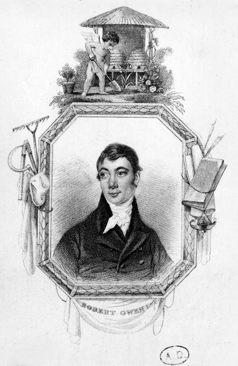 ロバートオーウェン（1771-1858） 作： 英語学校