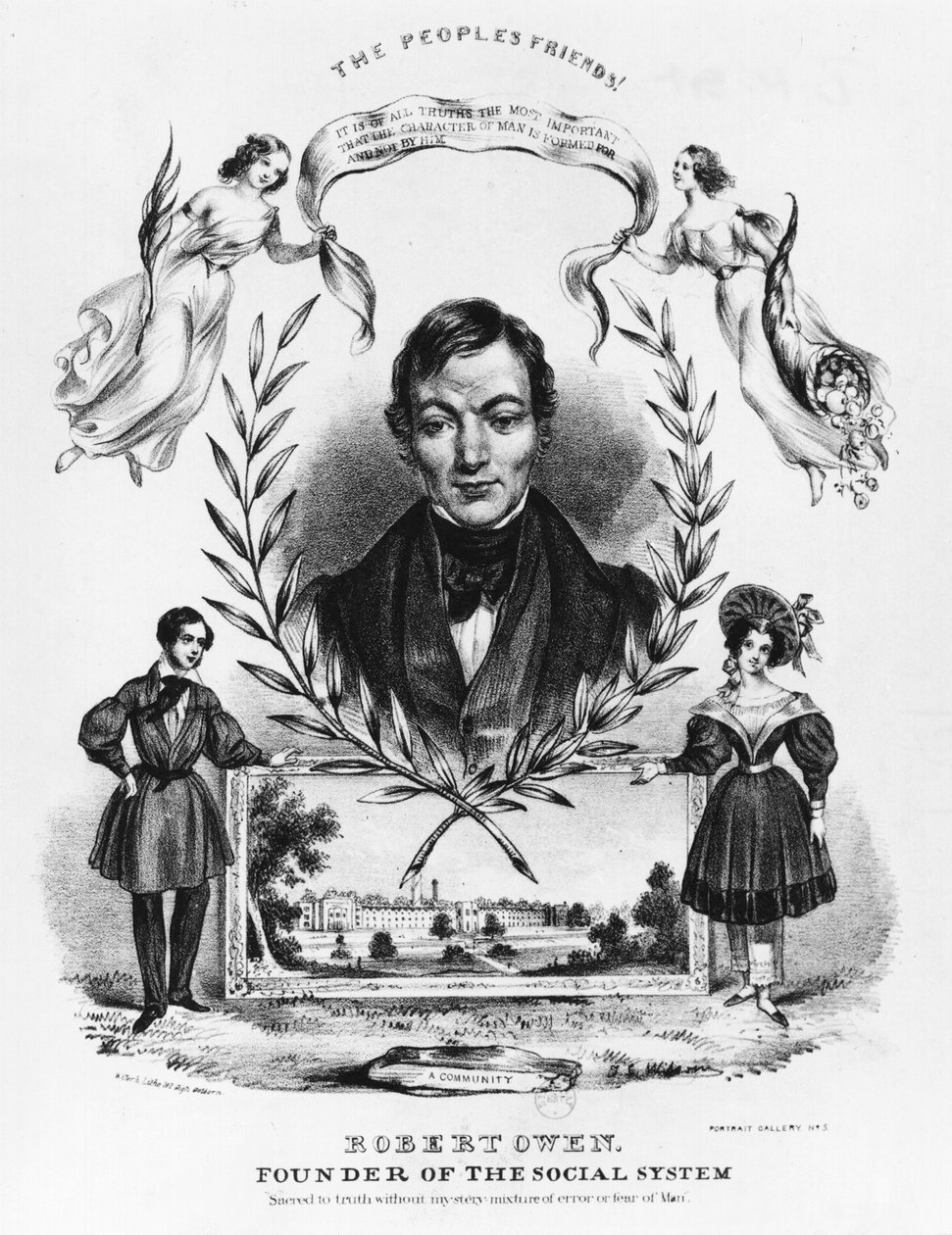 ロバートオーウェン（1771-1858） 作： 英語学校