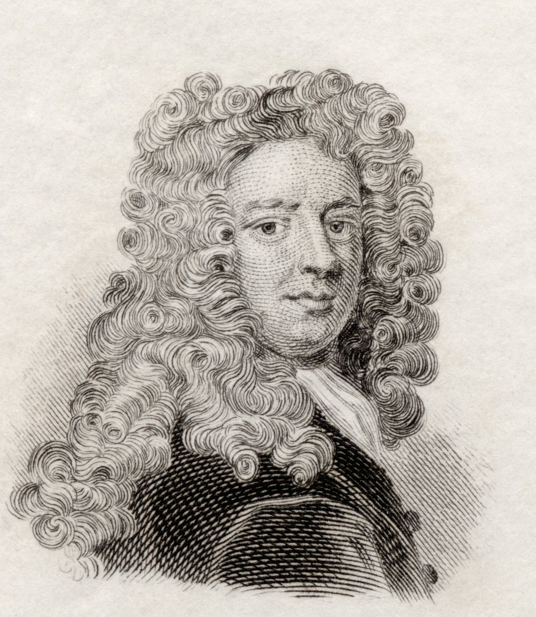 1825年に出版されたCrabbs Historical DictionaryのSamuel Garth卿 作： 英語学校