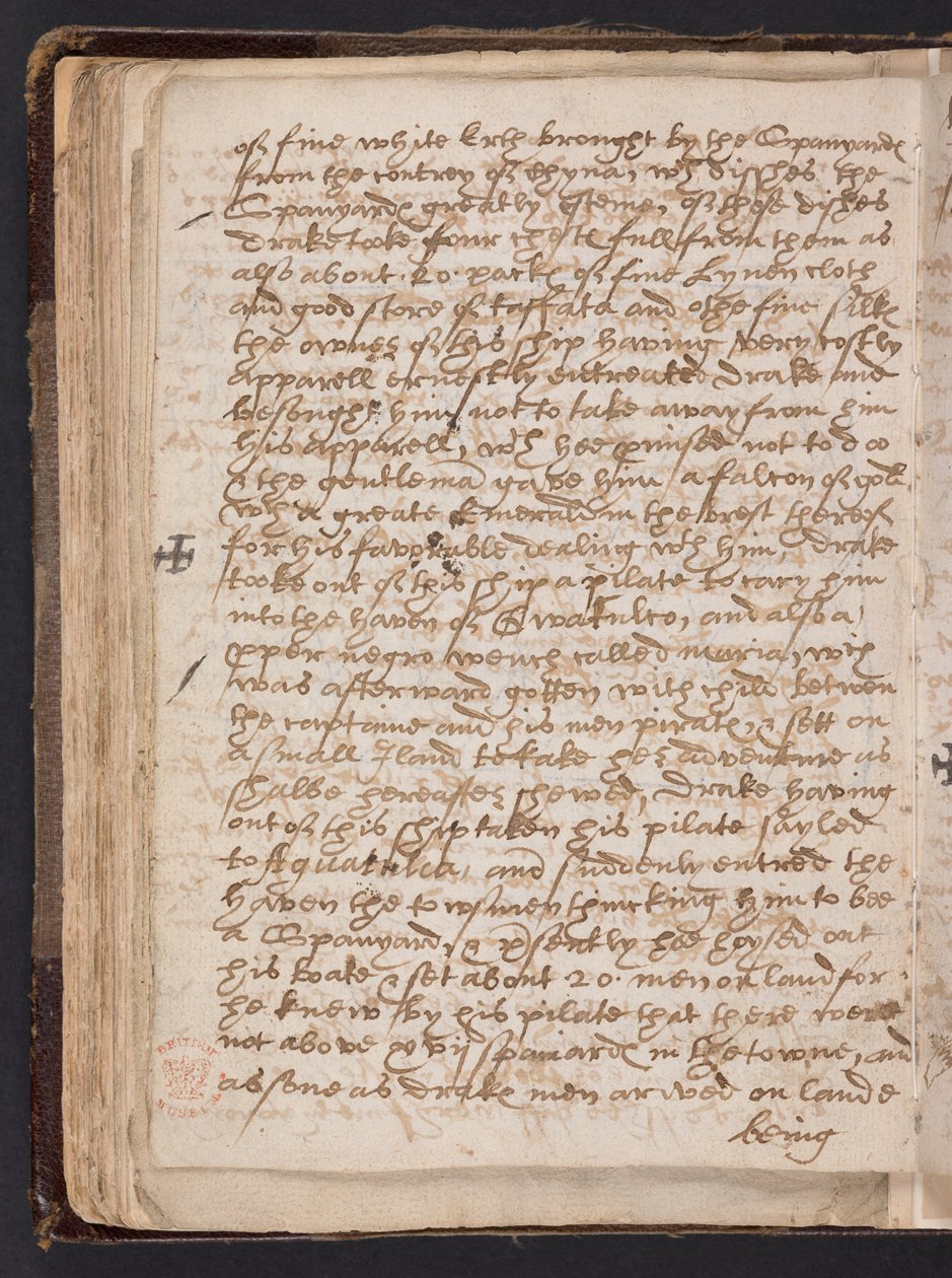 フランシス・ドレーク卿の航海に関する資料「匿名物語 作： 英語学校