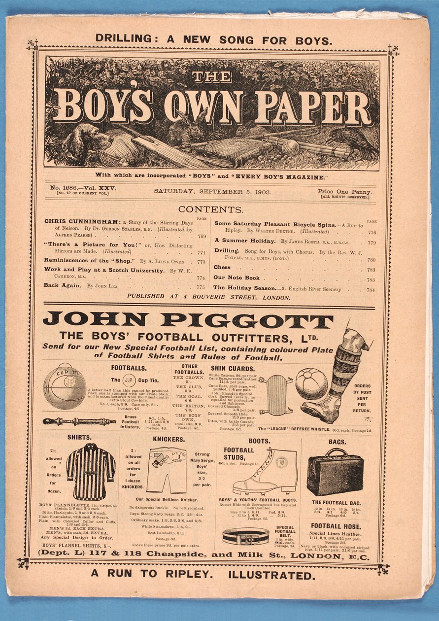 The Boys Own Paper、1903（印刷） 作： 英語学校