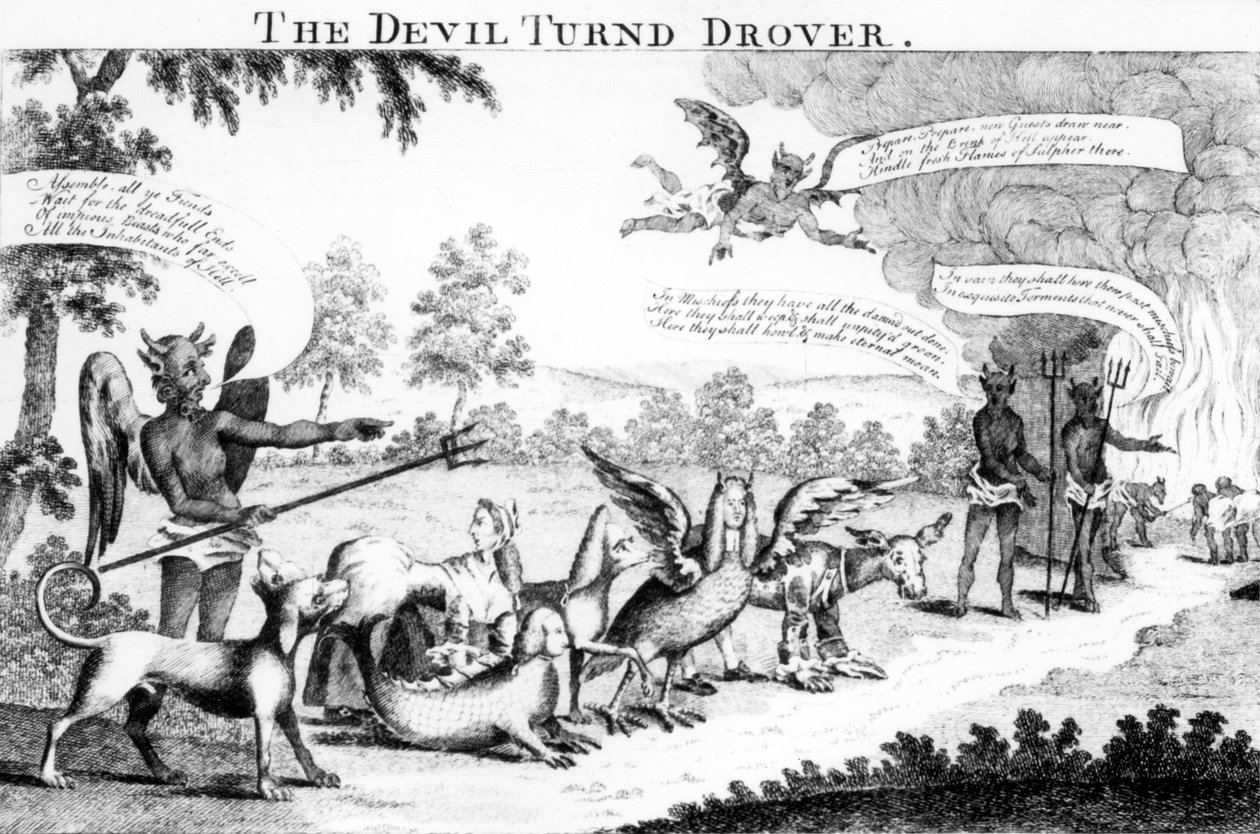 悪魔がウィリアムトリンガムによって出版された1756 作： 英語学校