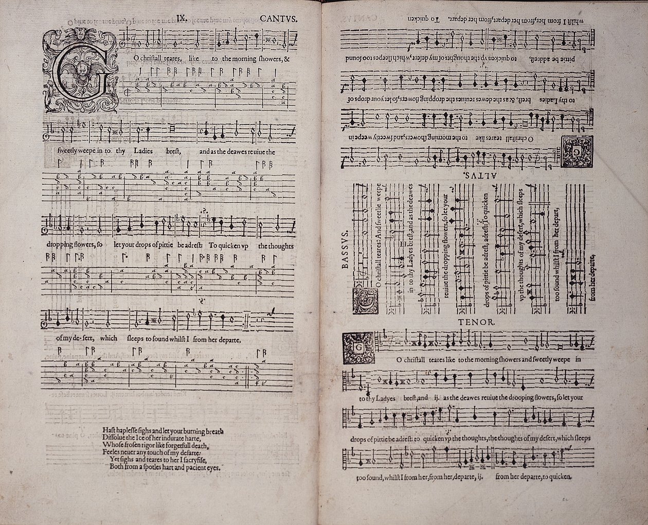 The First Book of Songes or Ayres、John Dowland (1563-1626) 1597 (印刷) 作： 英語学校