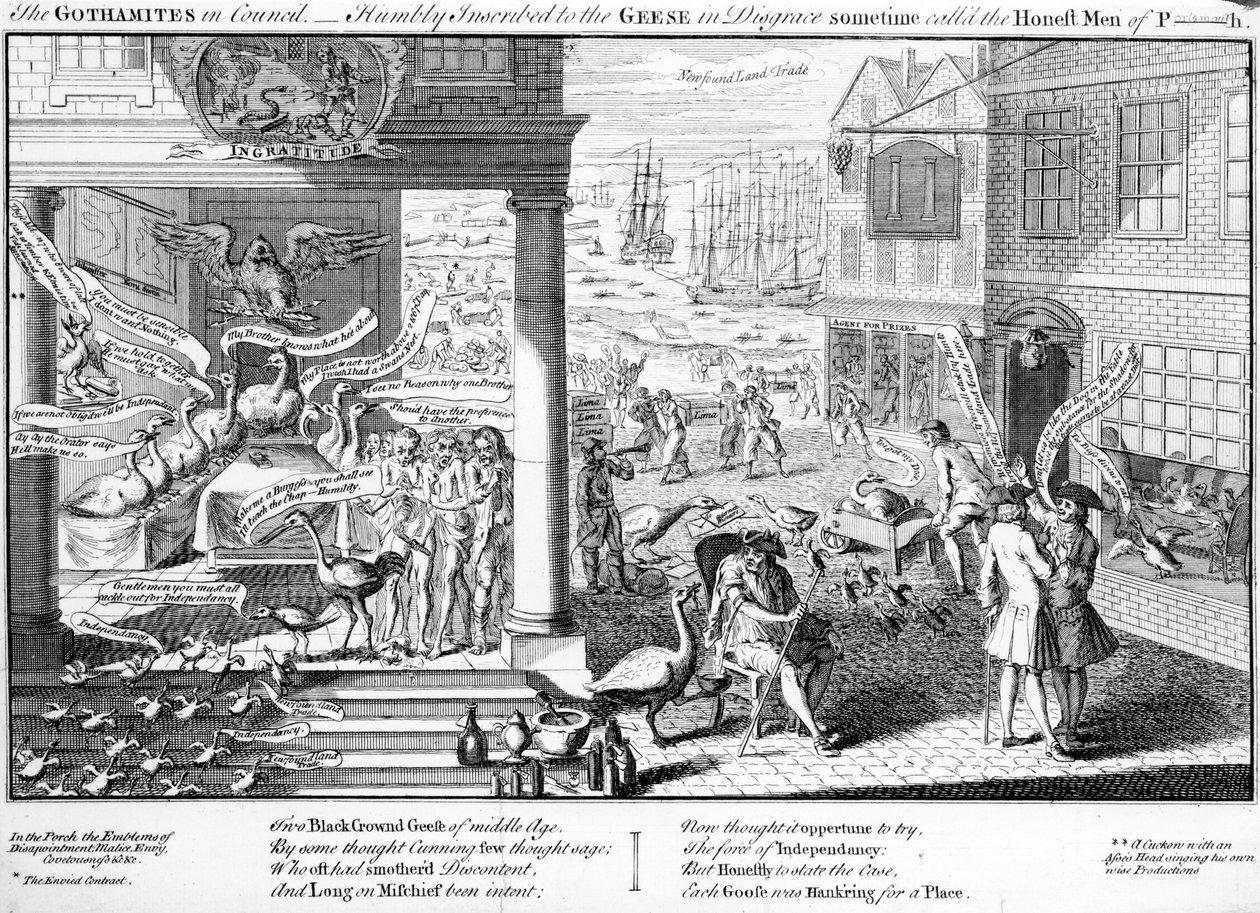 評議会のゴータミテス、1761 作： 英語学校