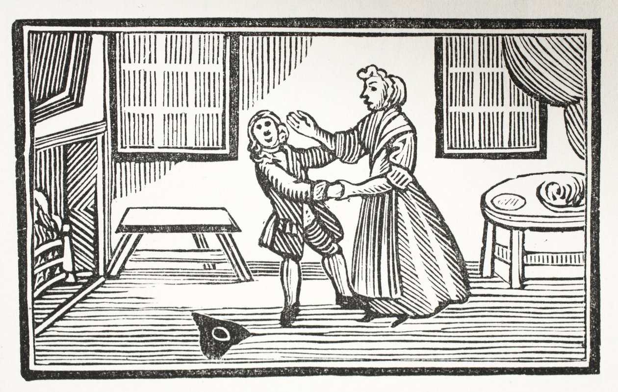 メソッドメグは、牧師の1人に彼のスコアを支払わせました。イラストは、パブのJohn Ashtonによる18世紀のChap-booksからのイラストです。 1882 作： 英語学校