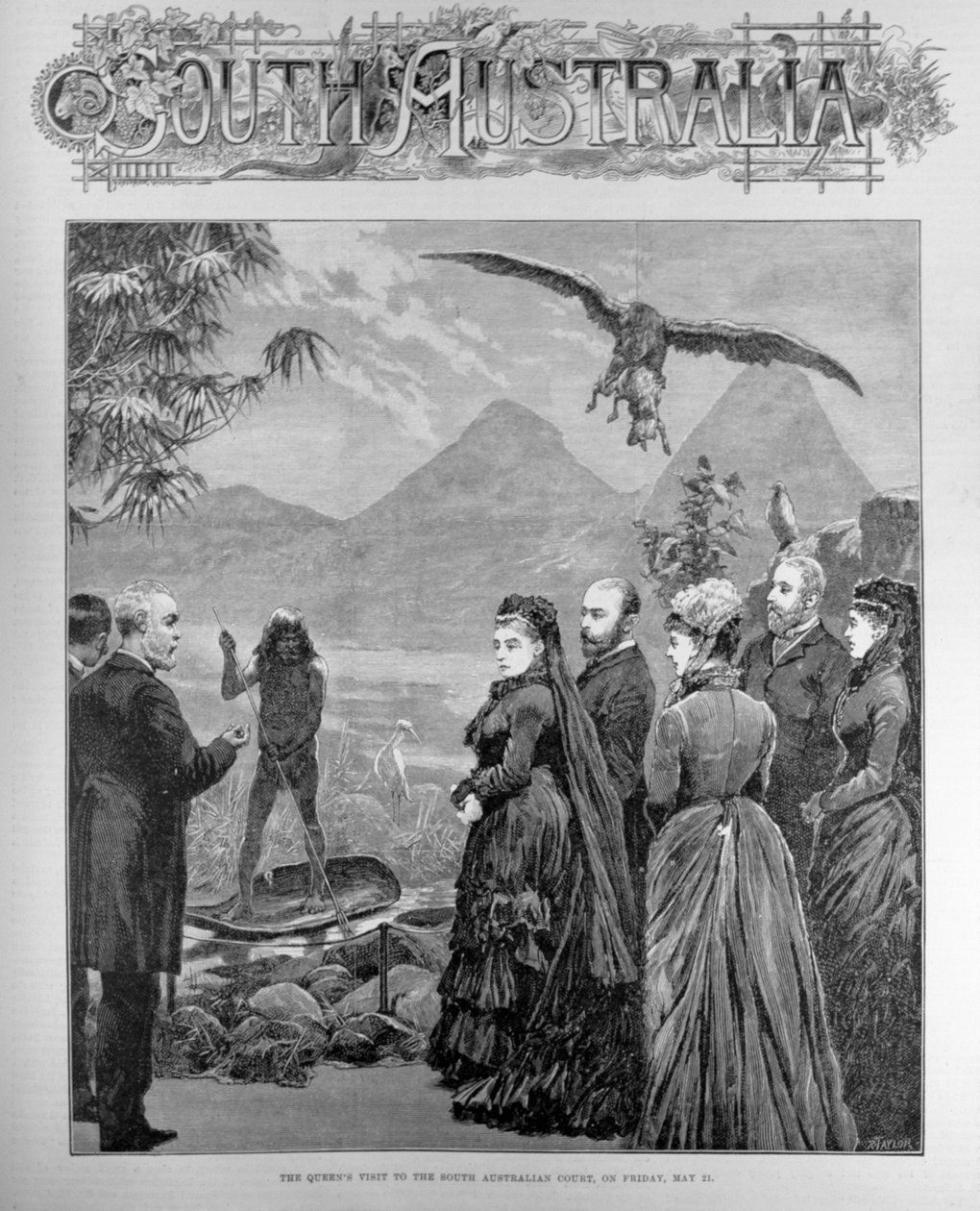 1886年5月21日金曜日の女王の1886年5月21日金曜日の &39;The Illustrated London News&39;（1886年5月29日）の訪問（彫刻） 作： 英語学校